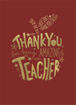 Picture of THANK YOU TEACHER CARD